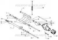 Swinging arm