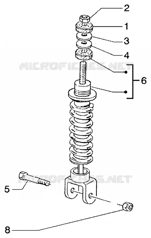 Rear damper