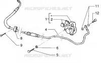 Rear brake caliper