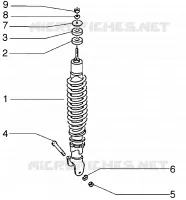 Rear shock absorber