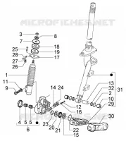 Steering column-disc brake