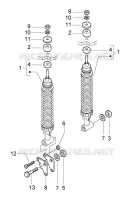 Rear dampers