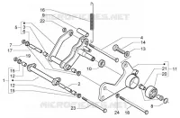 Swinging arm