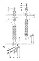 Rear dampers