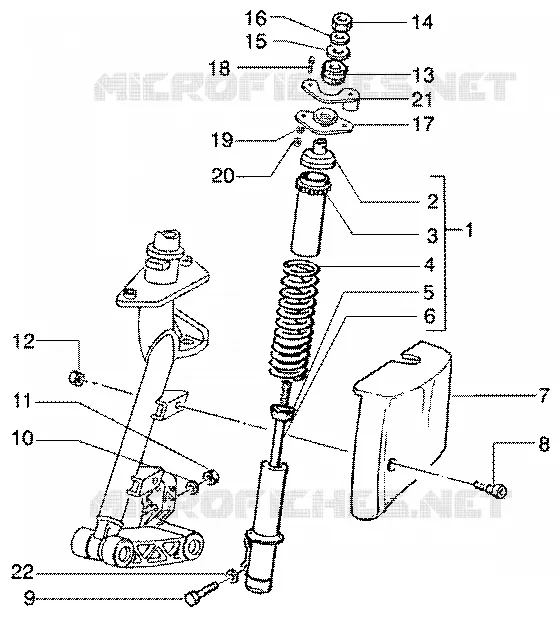 Front damper cover