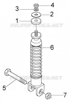 Rear damper