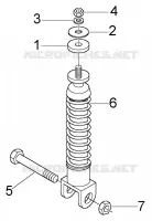 Rear damper
