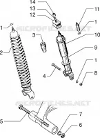 Rear shock absorber
