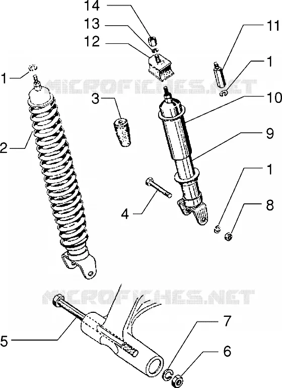 Rear shock absorber