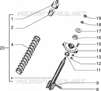 Front shock absorber