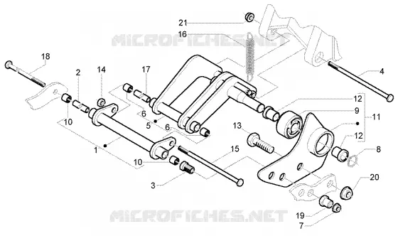 Swinging arm