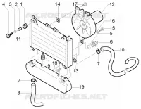Coolant radiator