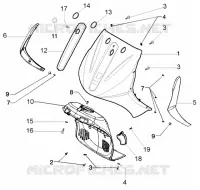 Shield-wheel compartment