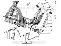 Chassis-fuel cock-dustcover