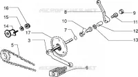 Crank spindle