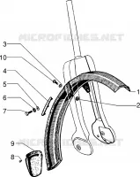 Front mudguard