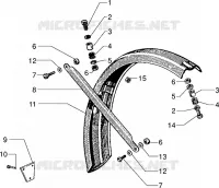 Rear mudguard