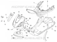 Front shield-foot board-spoiler