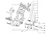 Chassis-Swingingarm-side stand