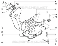Front shield-foot board-spoiler