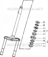 Steering bearing ball tracks