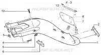 Rear mudguard