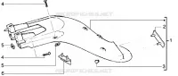 Rear mudguard