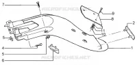 Rear mudguard