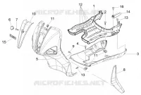 Front shield-foot board-spoiler
