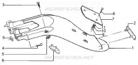Rear mudguard