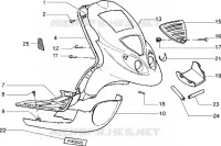 Front shield-Footboard-Spoiler