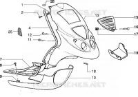 Front shield-Footboard-Spoiler