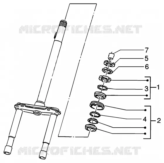 Steering bearing ball tracks