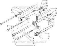 Swinging arm