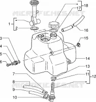 Front and rear mudguard