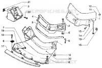 Footrest-tank door