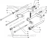 Swinging arm