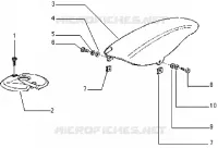 Front and rear mudguard