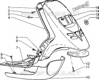 Front shield-Footboard-Spoiler