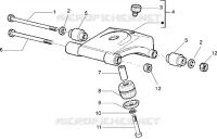 Swinging arm