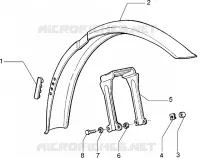 Front mudguard