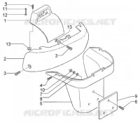 Rear coverings