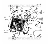 Coolant radiator