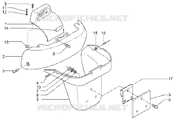 Rear coverings