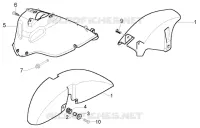 Wheel compartment - mudguard