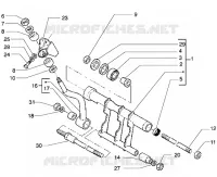 Swinging arm