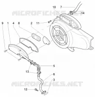 Cover - secondary air filter box