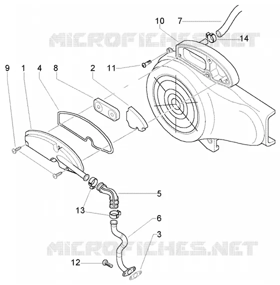 Cover - secondary air filter box
