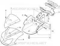 Fairings-meter combination