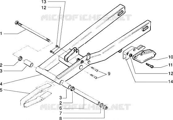 Rear fork